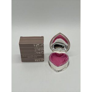 COPY - Vintage 1987 Avon Tender Memories Trinket Jewelry Box Silver & Pink New